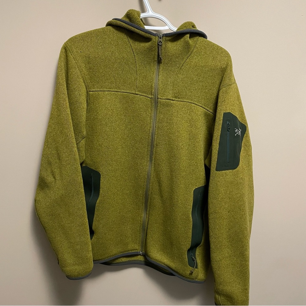 Arc’teryx Polartec Covert Hooded Fleece Zip Up Jacket Men’s Large
